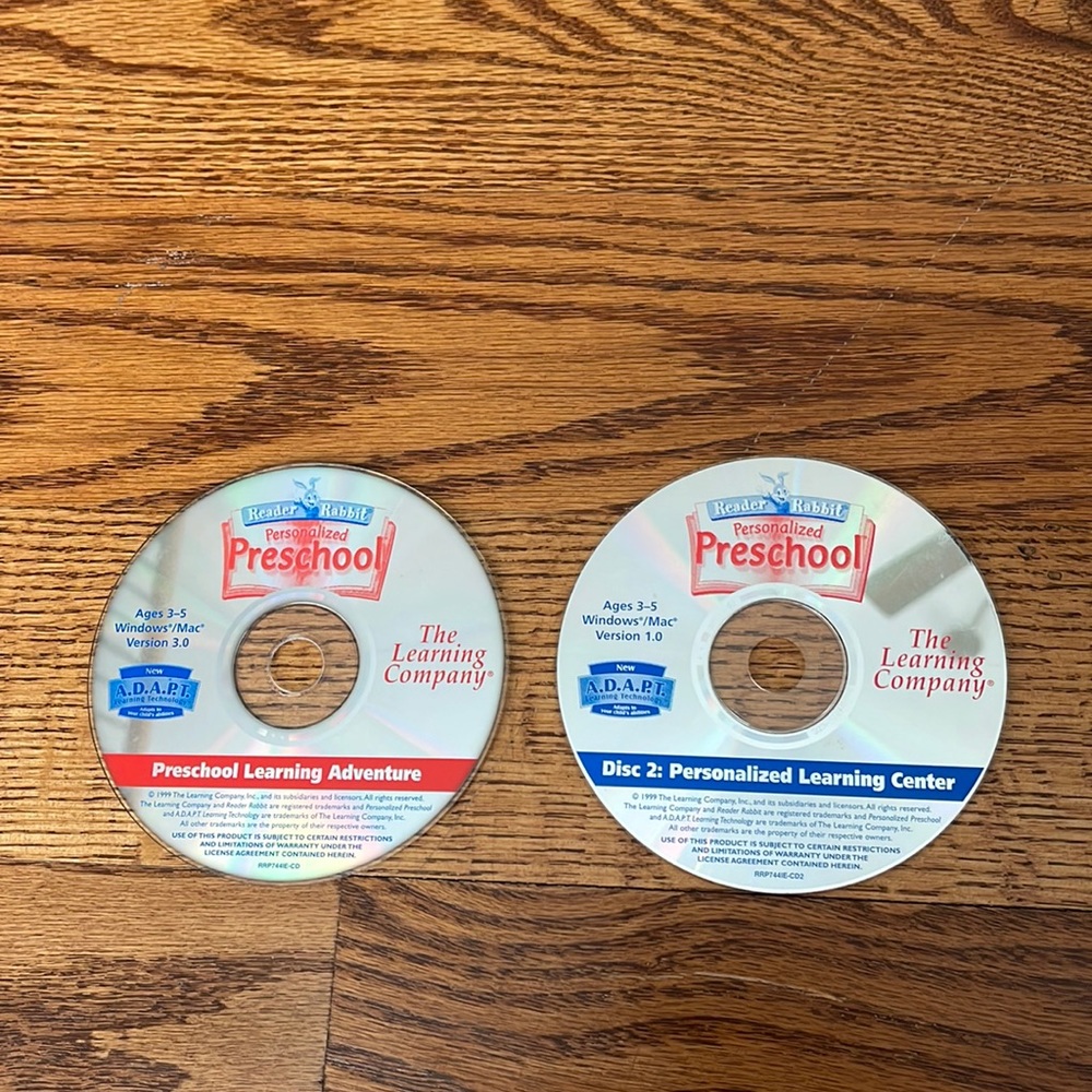 The Learning Company Reader Rabbit Personalized Preschool PC Software - Picture 1 of 4